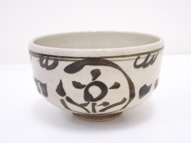 JAPANESE TEA CEREMONY / TEA BOWL CHAWAN / IRON PAINTING 